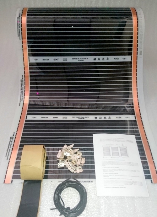 Комплект плёночного тёплого пола RexVa Xica XM, 10 м² (с терморегулятором)